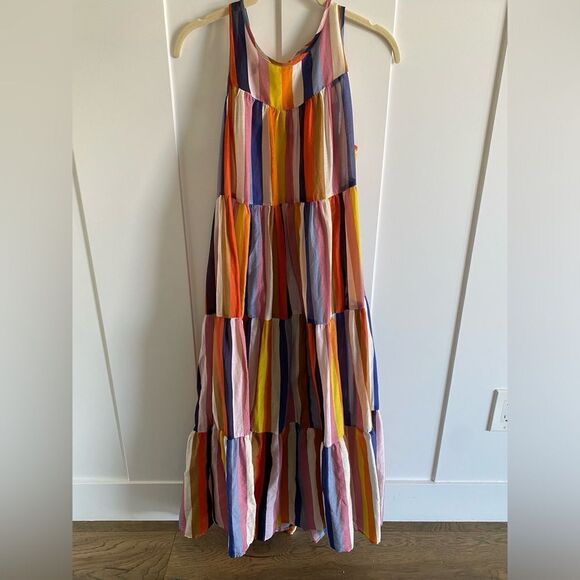 Xirena Eva Dress in Colorful Aventine Stripe - Picture 3 of 11